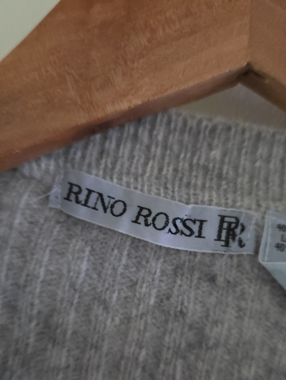 Vintage RINO ROSSI Knit Lambswool & Rabbit Hair Angora Puff Sleeve Cardi - S - Picture 3 of 14
